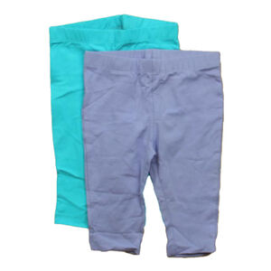 Mightly Girls Turquoise | Purple Leggings size: 2-5T